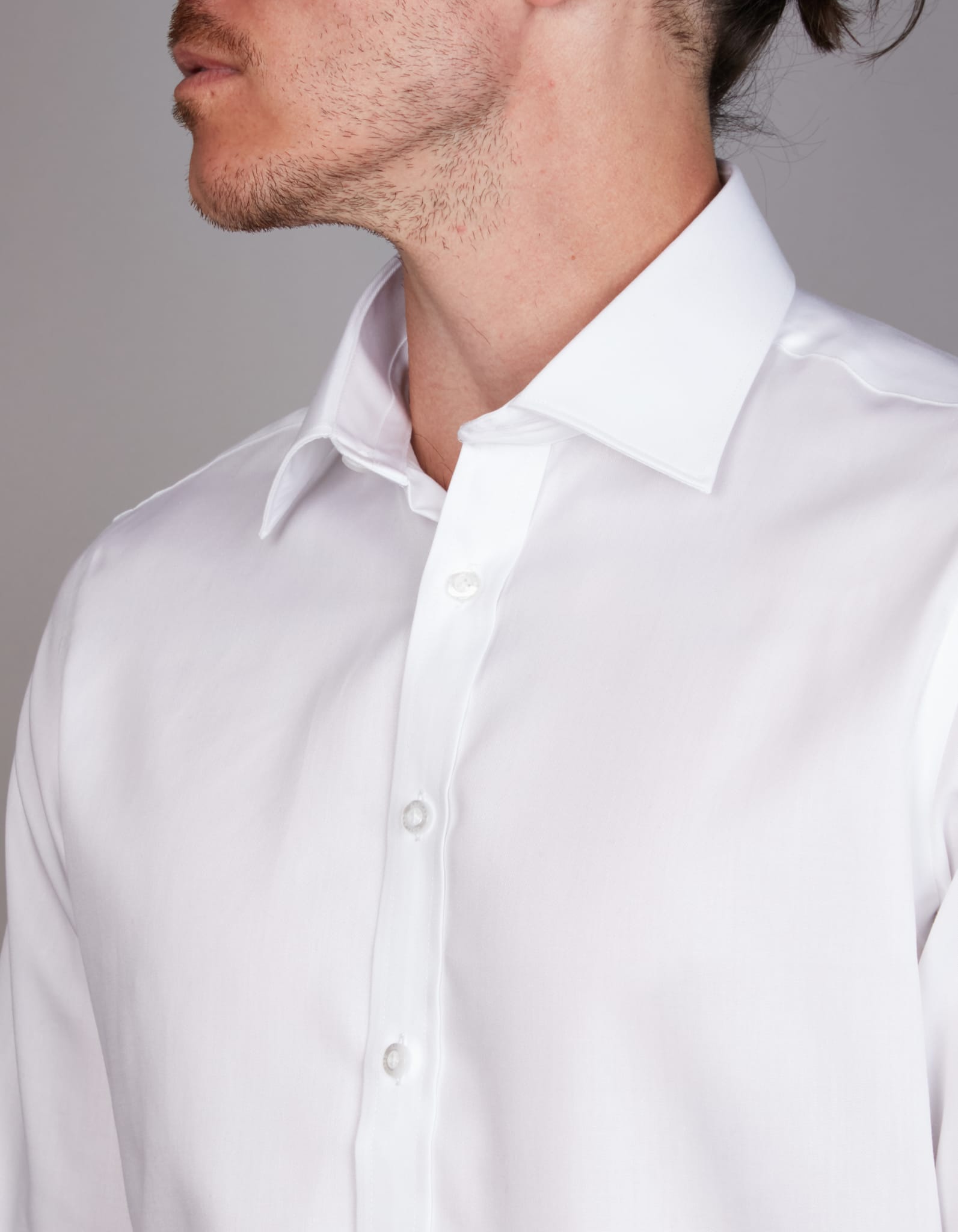 NON IRON COTTON SHIRT SLIM FIT FRENCH CUFF