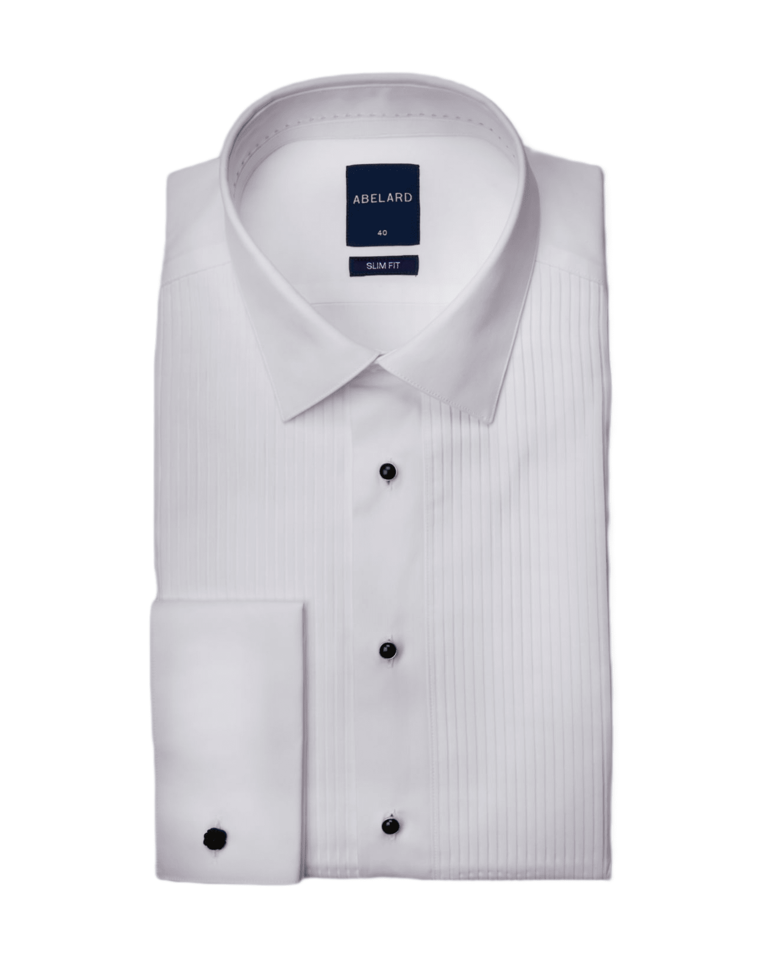 PLEAT FRONT DINNER SHIRT CLASSIC COLLAR SLIM FIT