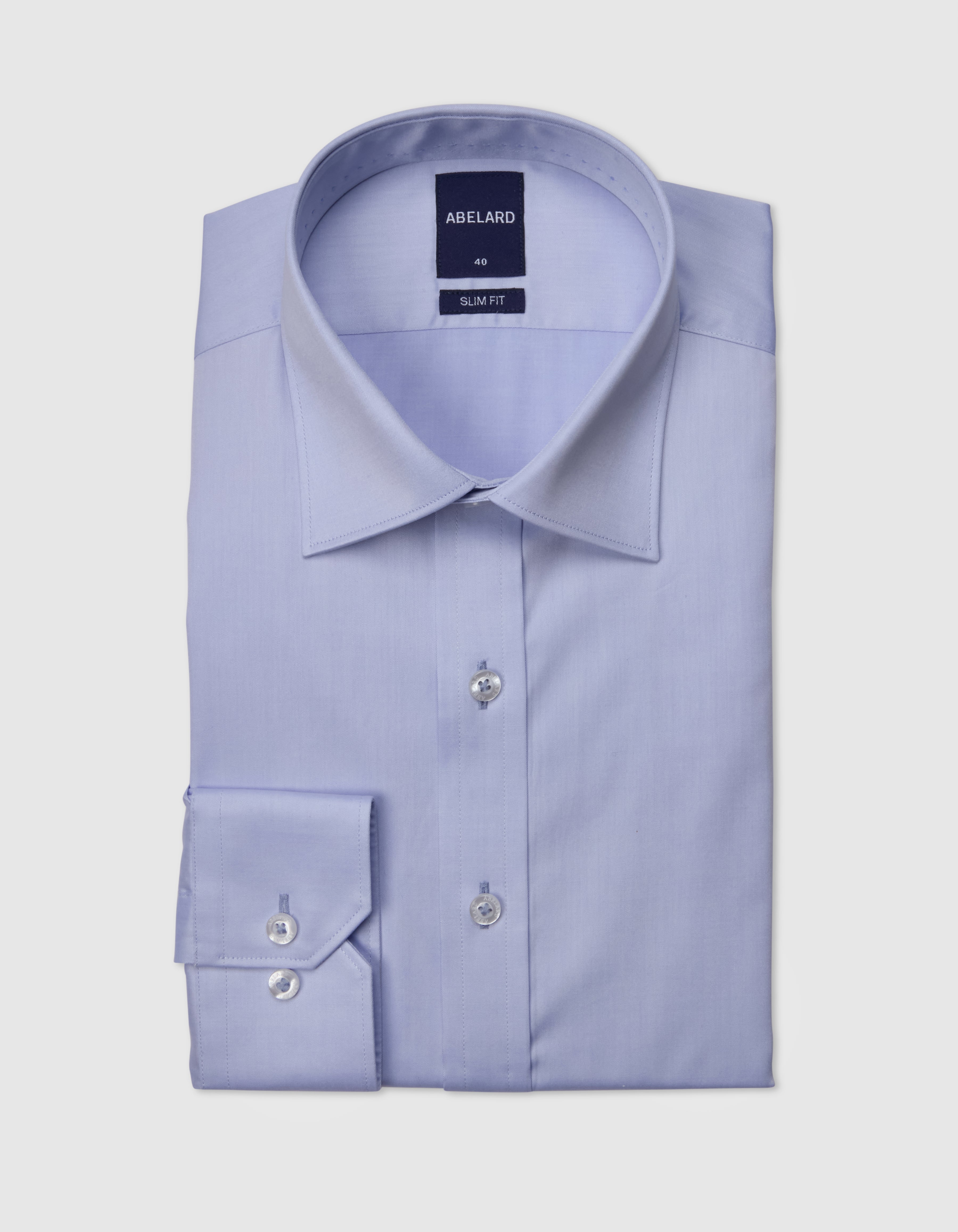 DORCHESTER 2 PLY FINE TWILL SLIM FIT SHIRT