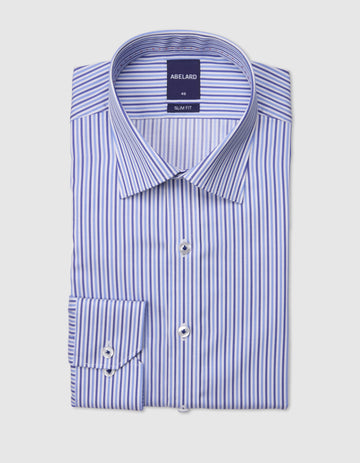 LANGHAM SUPERFINE STRIPE SLIM FIT SHIRT