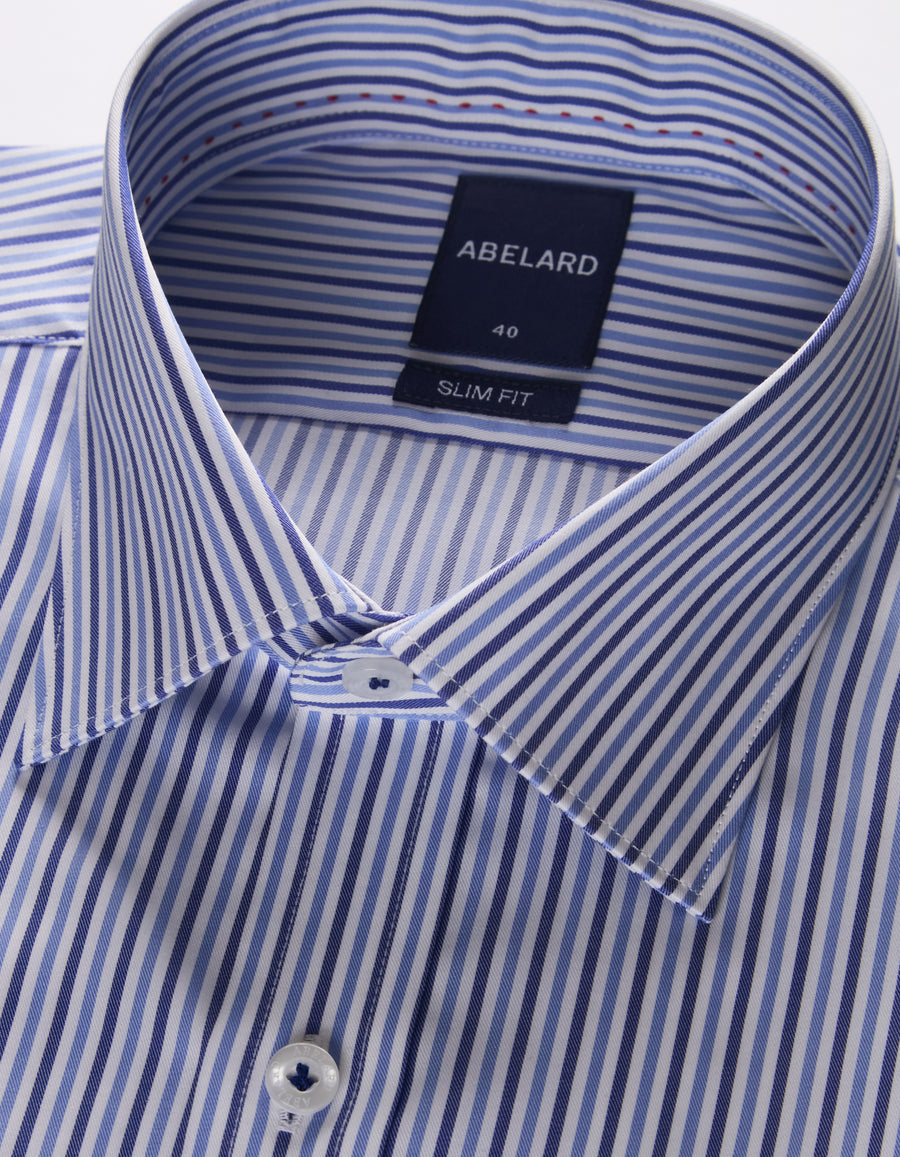 LANGHAM SUPERFINE STRIPE SLIM FIT SHIRT