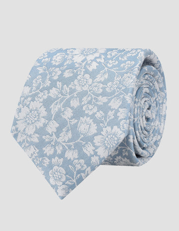 Formal Botanical Jacquard Tie