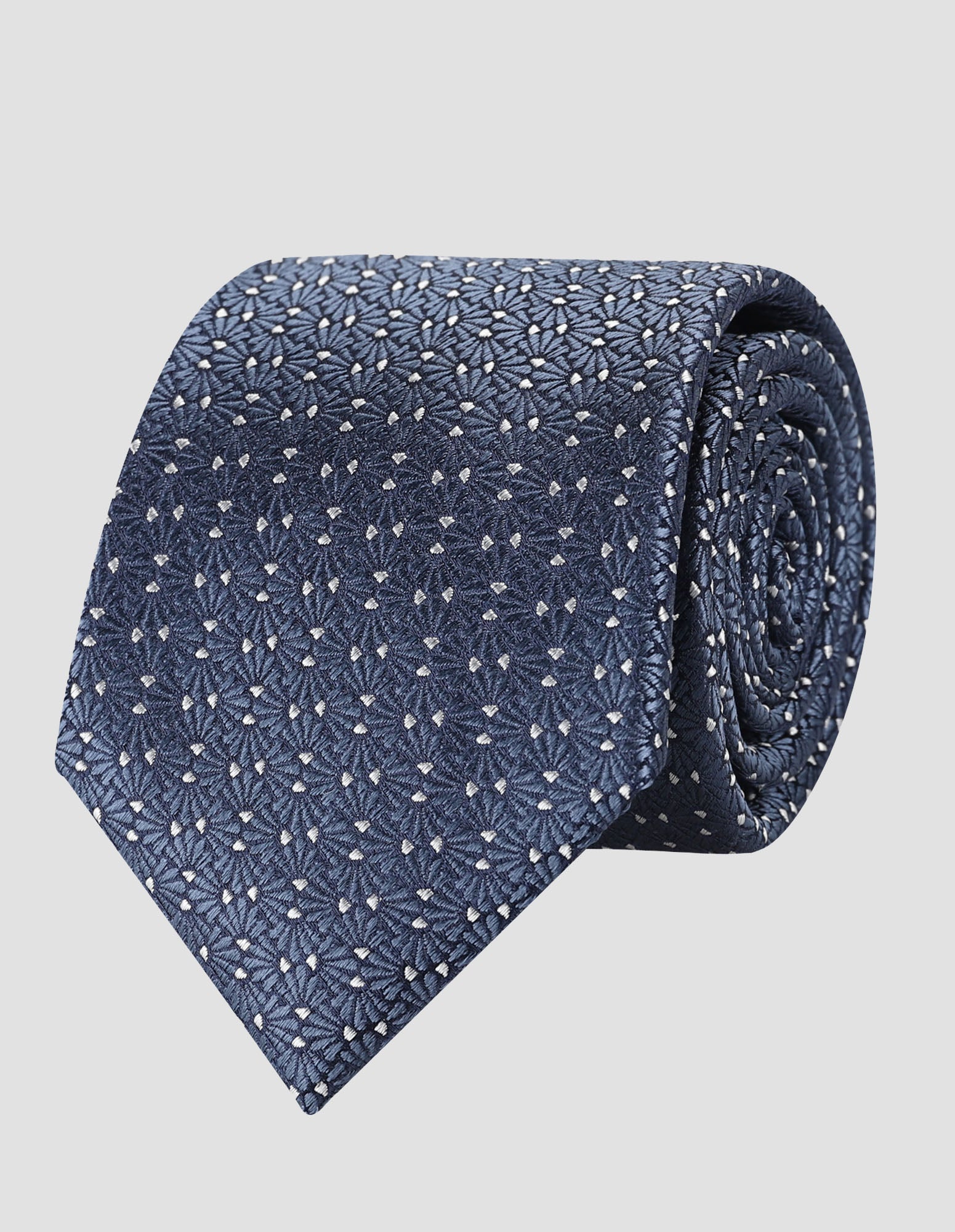 Formal Botanical Jacquard Tie