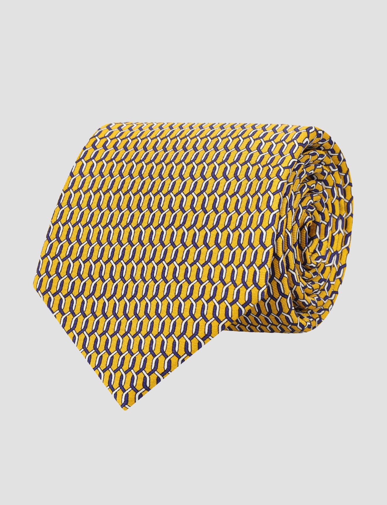 Formal Link Print Tie