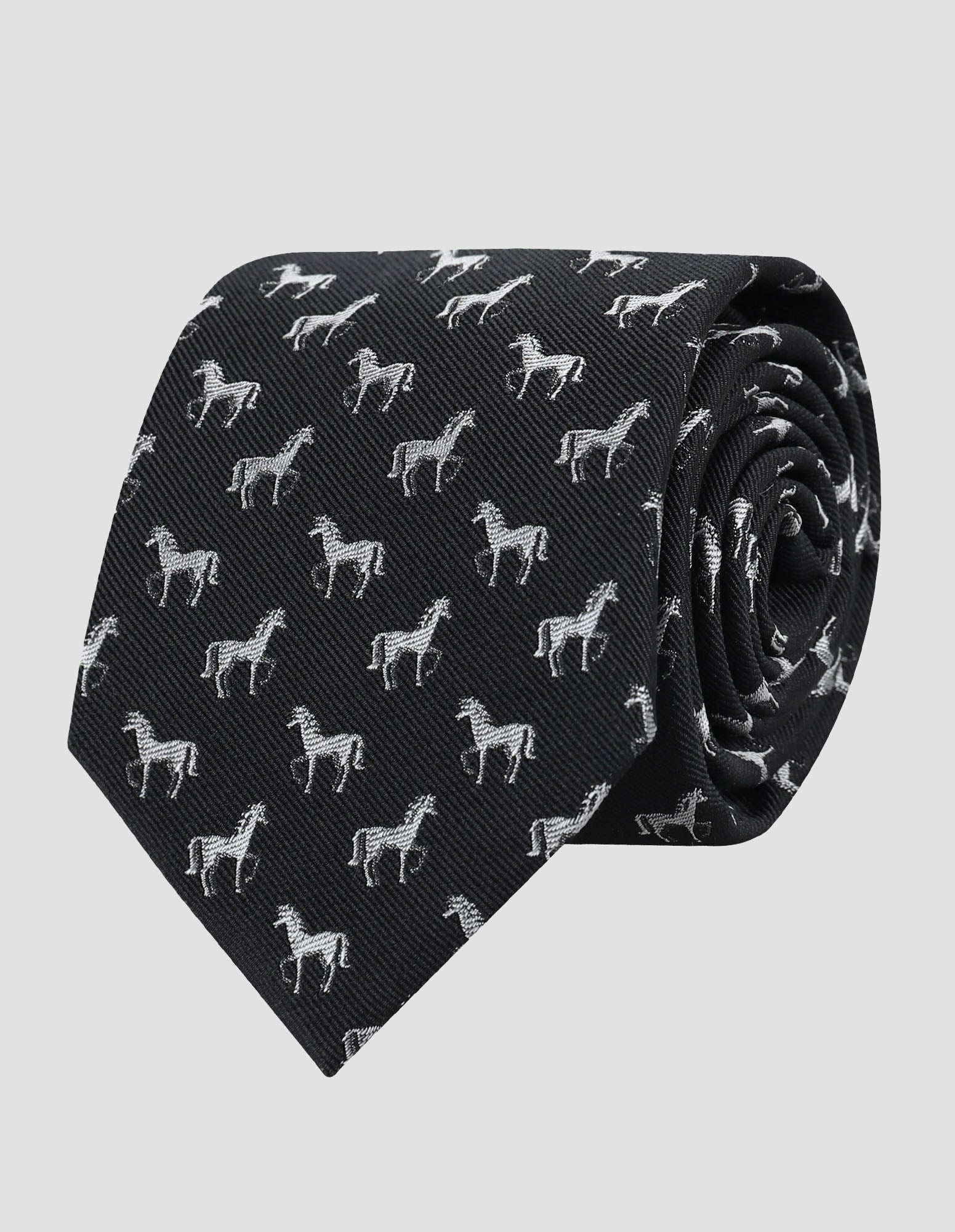 Formal Horses Jacquard Tie