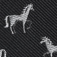 Formal Horses Jacquard Tie