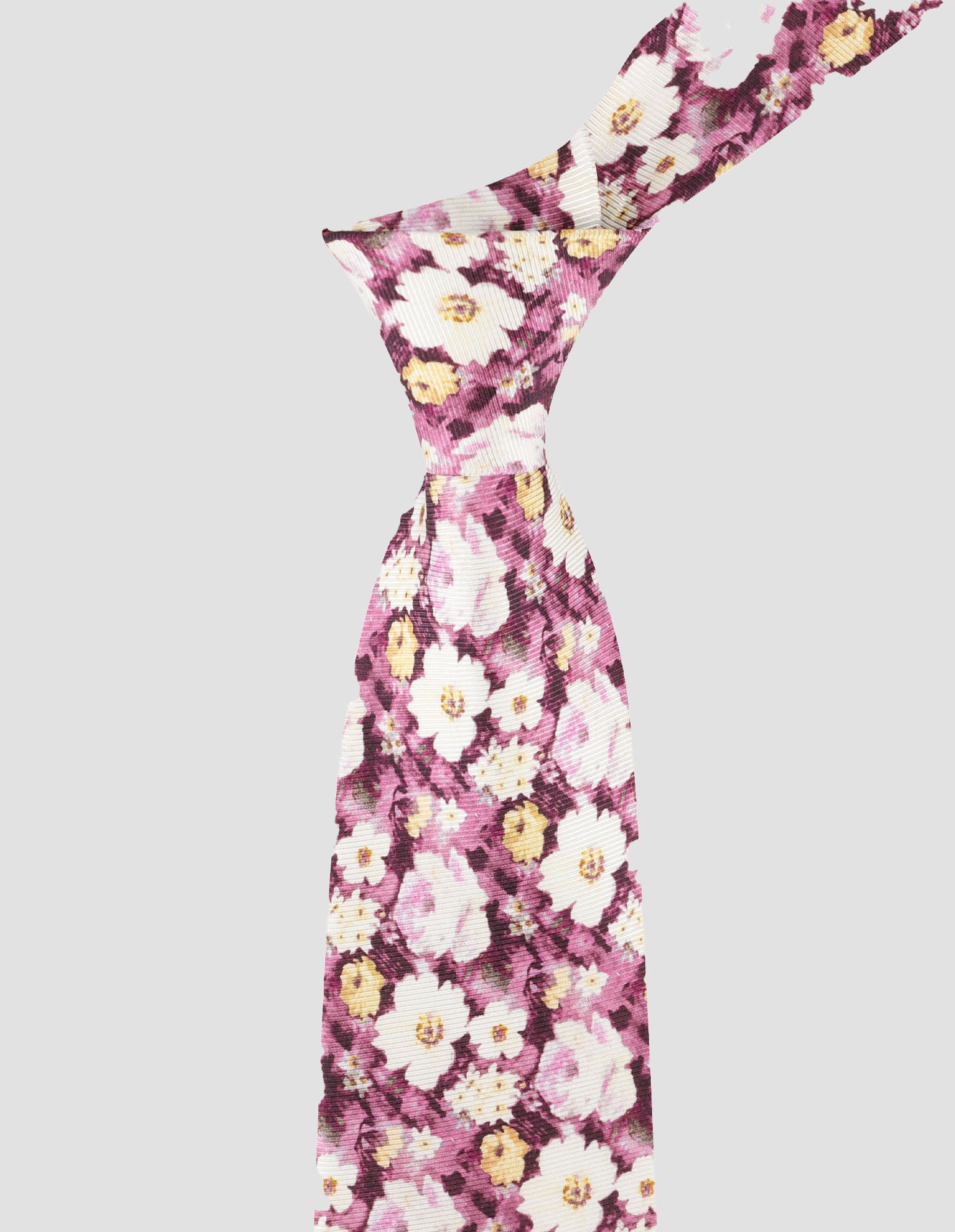 Formal Watercolour Floral Print Tie