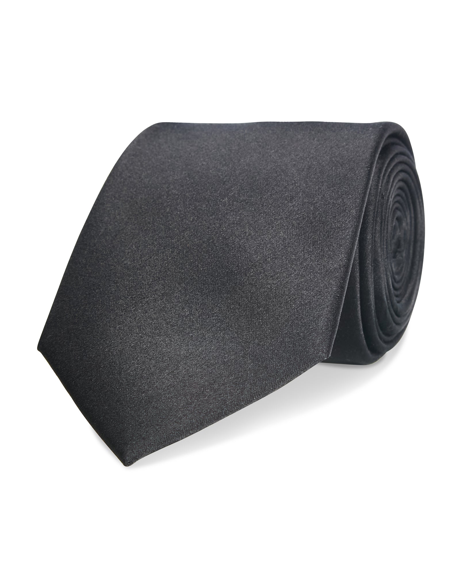 CLASSIC SILK FORMAL TIE - BLACK