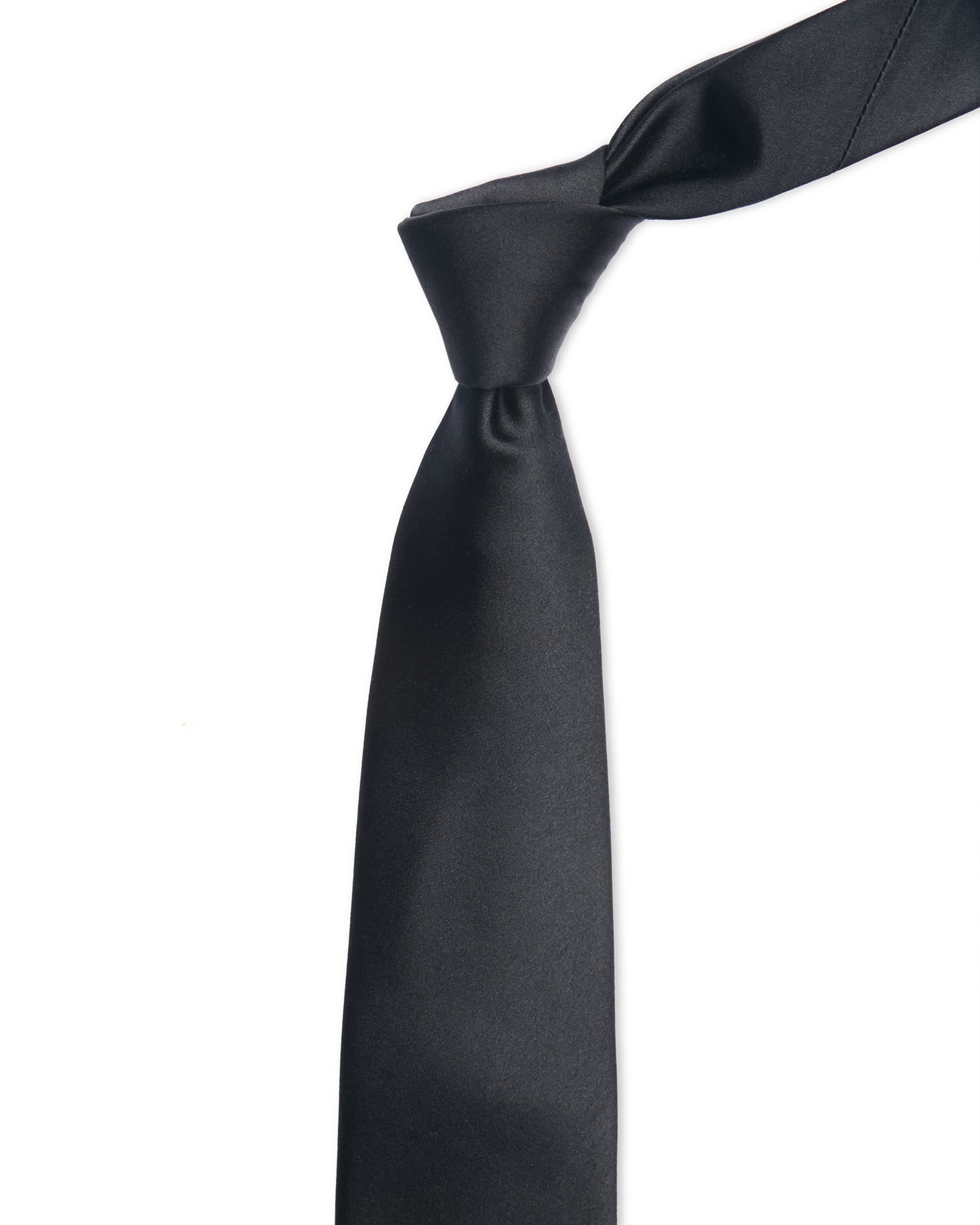 CLASSIC SILK FORMAL TIE - BLACK