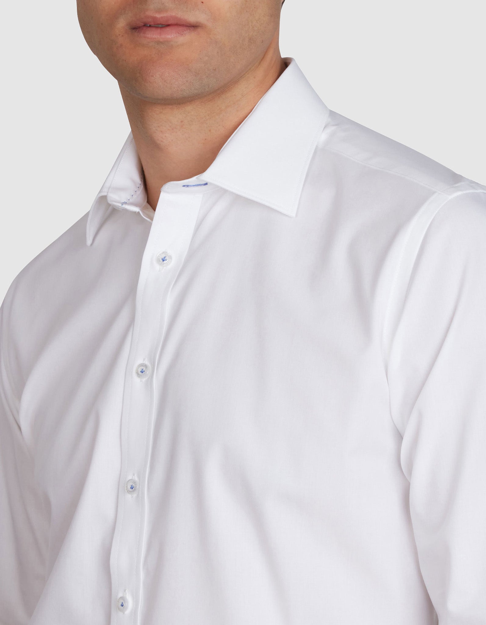 4 WAY STRETCH POPLIN SLIM FIT