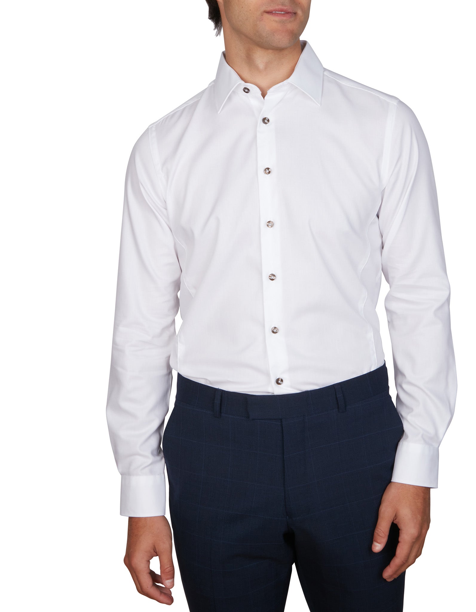 BOTTONE CIOCCOLATO LUXE SHIRT ATHLETIC FIT