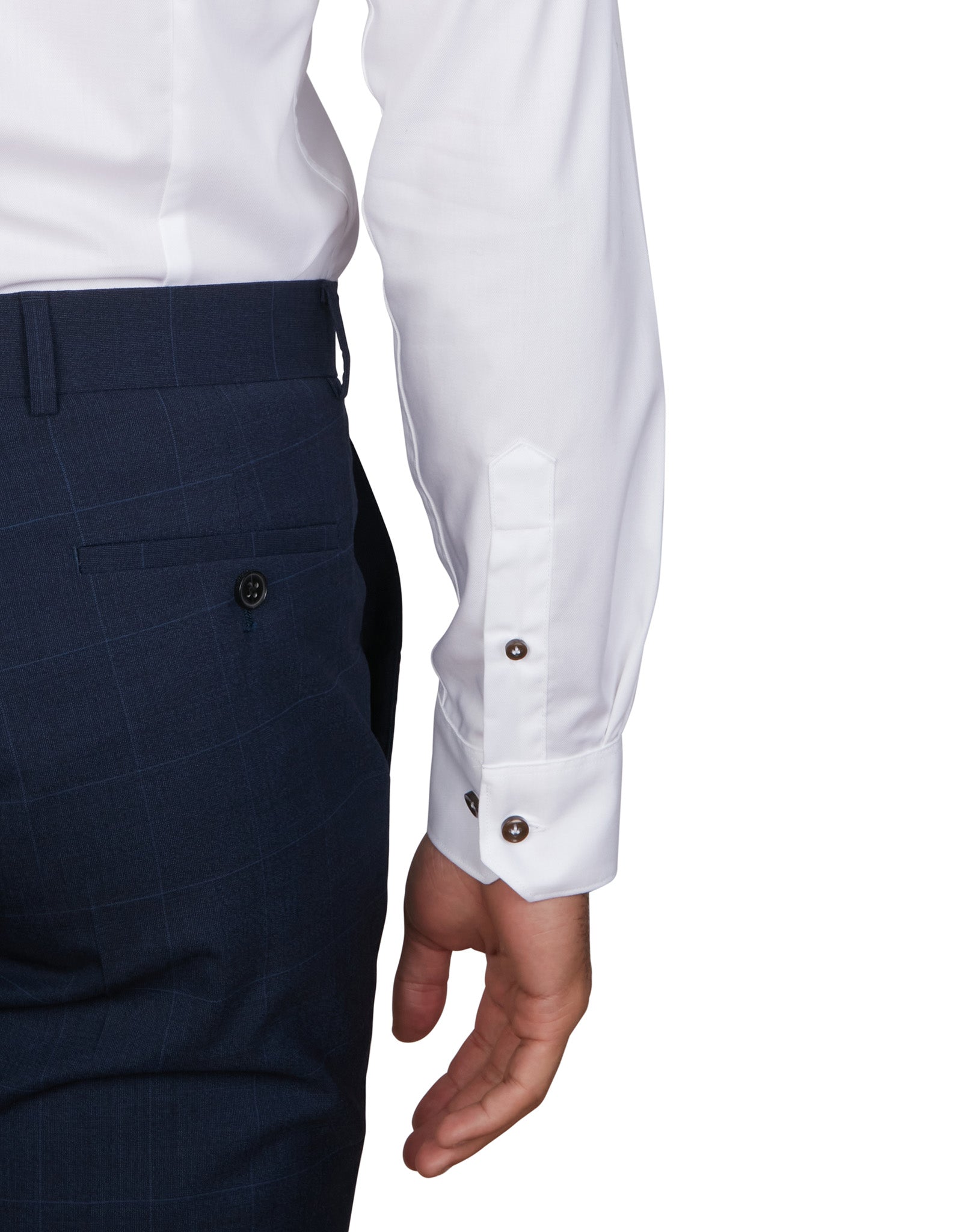 BOTTONE CIOCCOLATO LUXE SHIRT ATHLETIC FIT