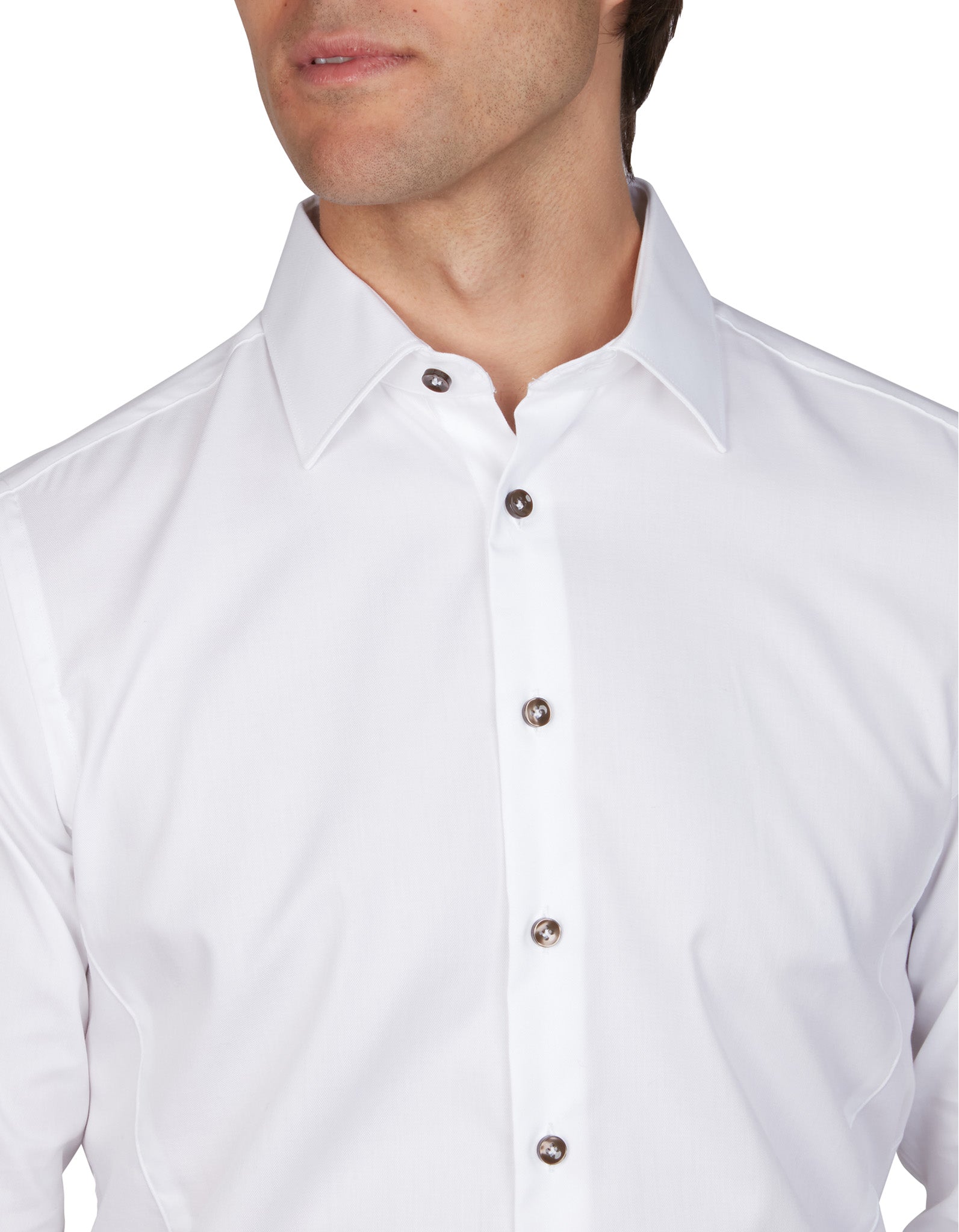 BOTTONE CIOCCOLATO LUXE SHIRT ATHLETIC FIT