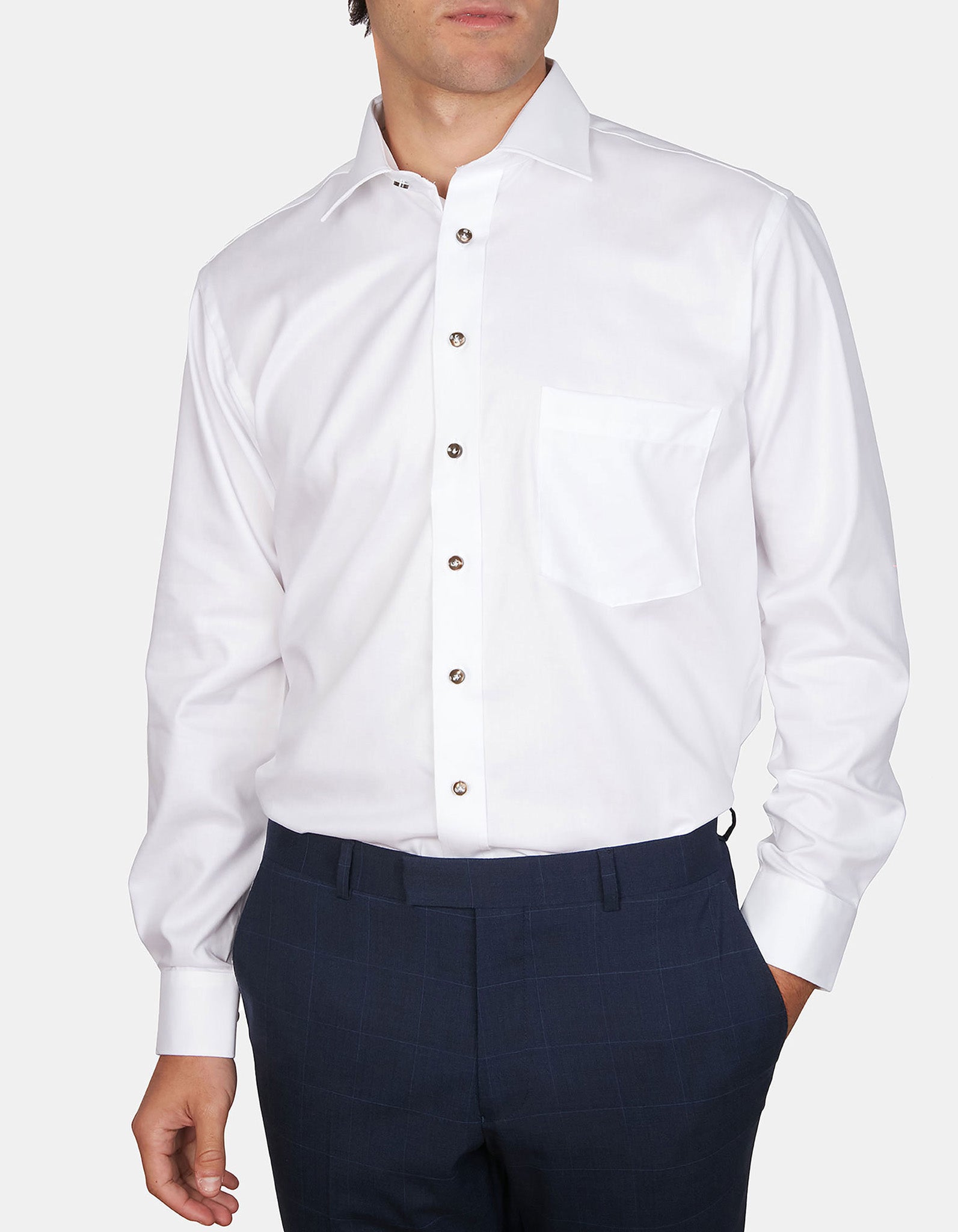 BOTTONE CIOCCOLATO LUXE SHIRT CLASSIC FIT