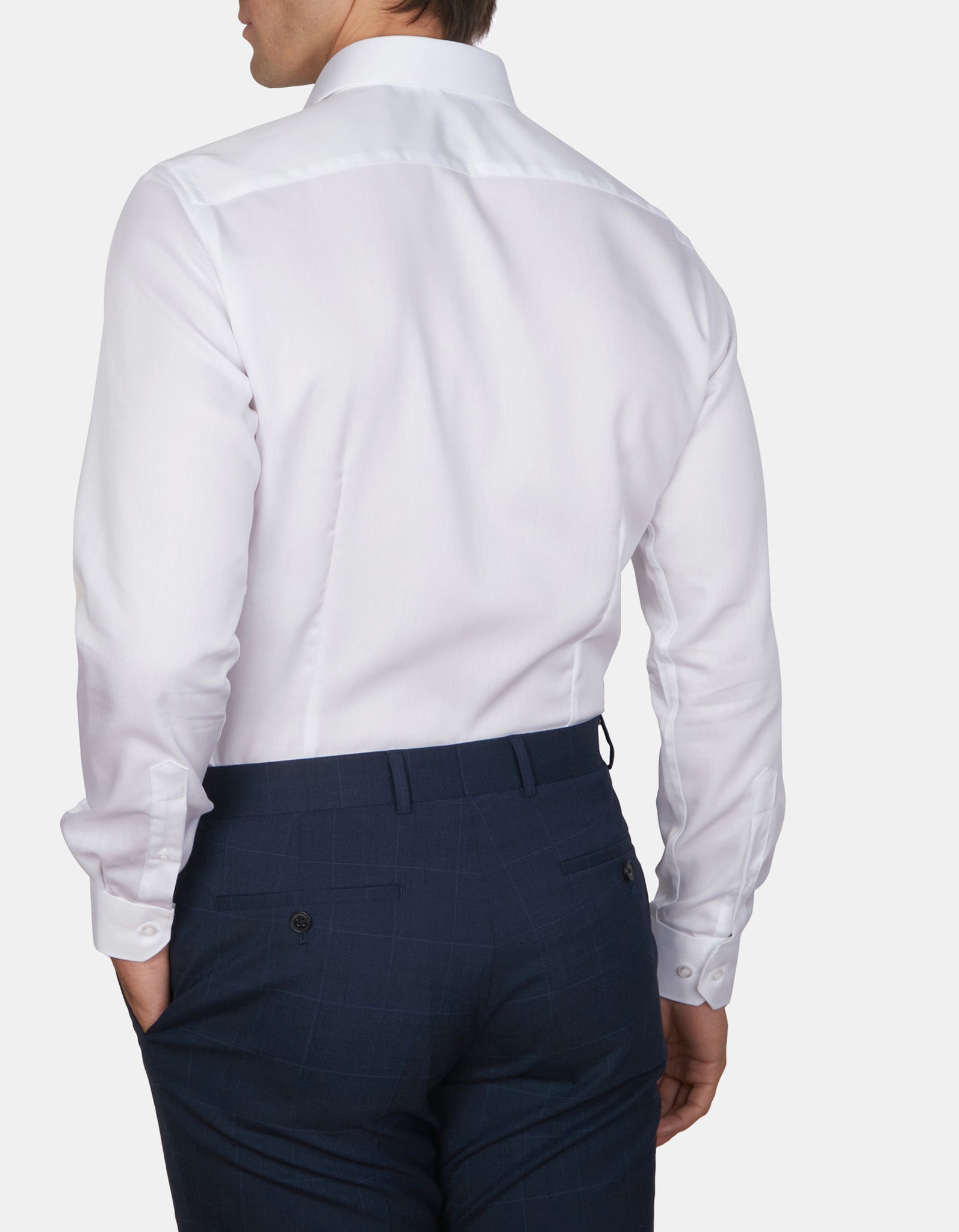 NON IRON COTTON SHIRT ATHLETIC FIT