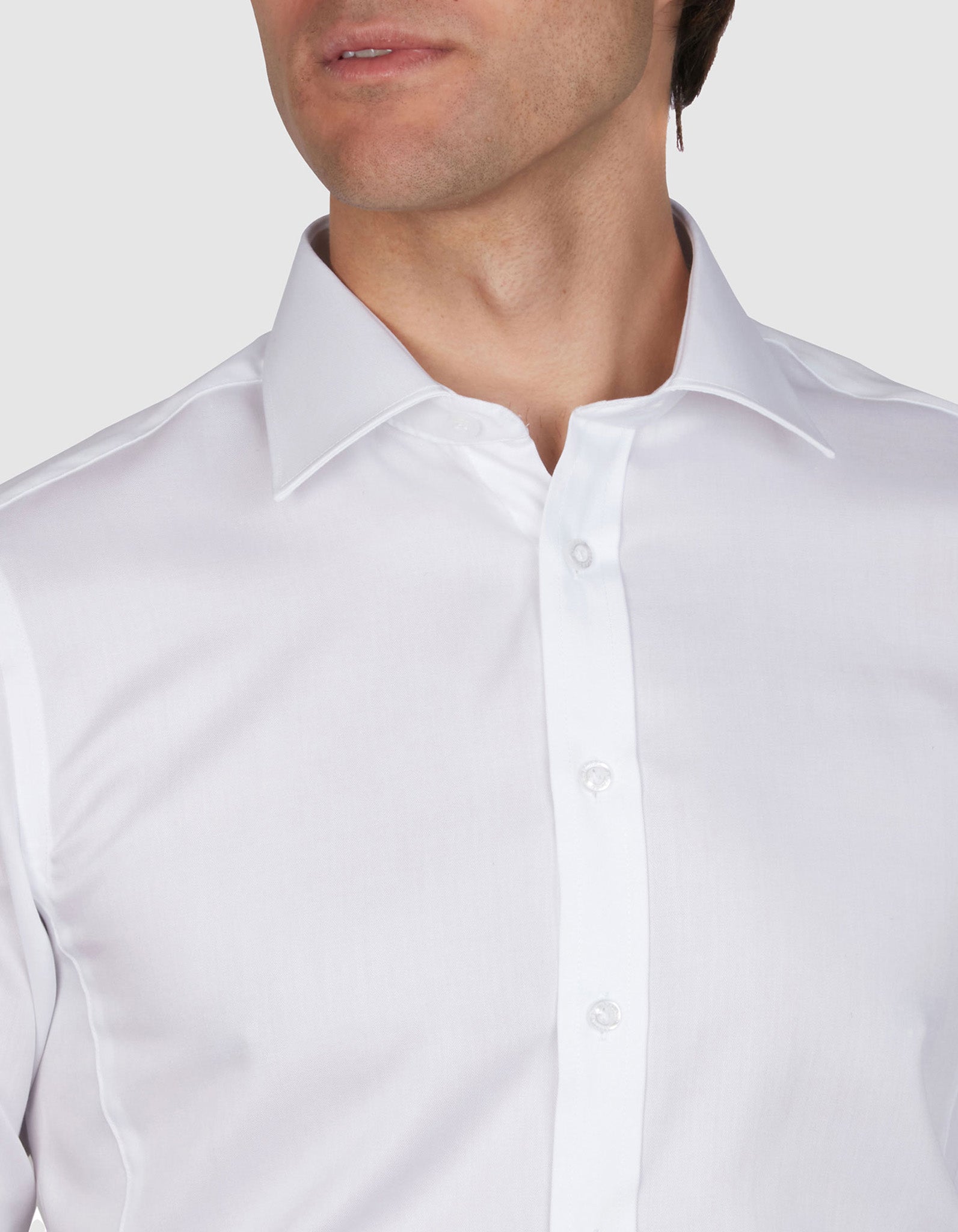 NON IRON COTTON SHIRT ATHLETIC FIT