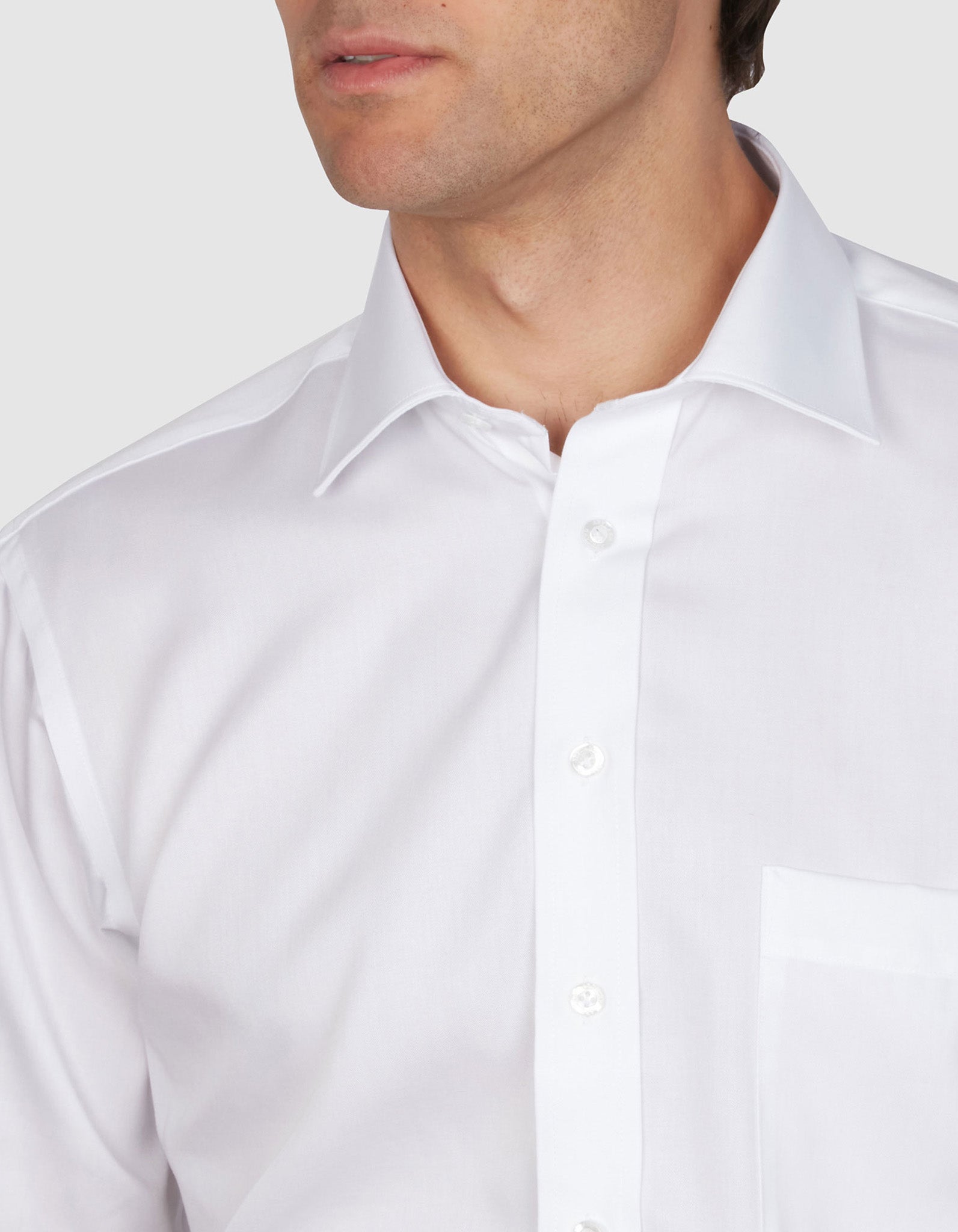 NON IRON COTTON SHIRT CLASSIC FIT FRENCH CUFF