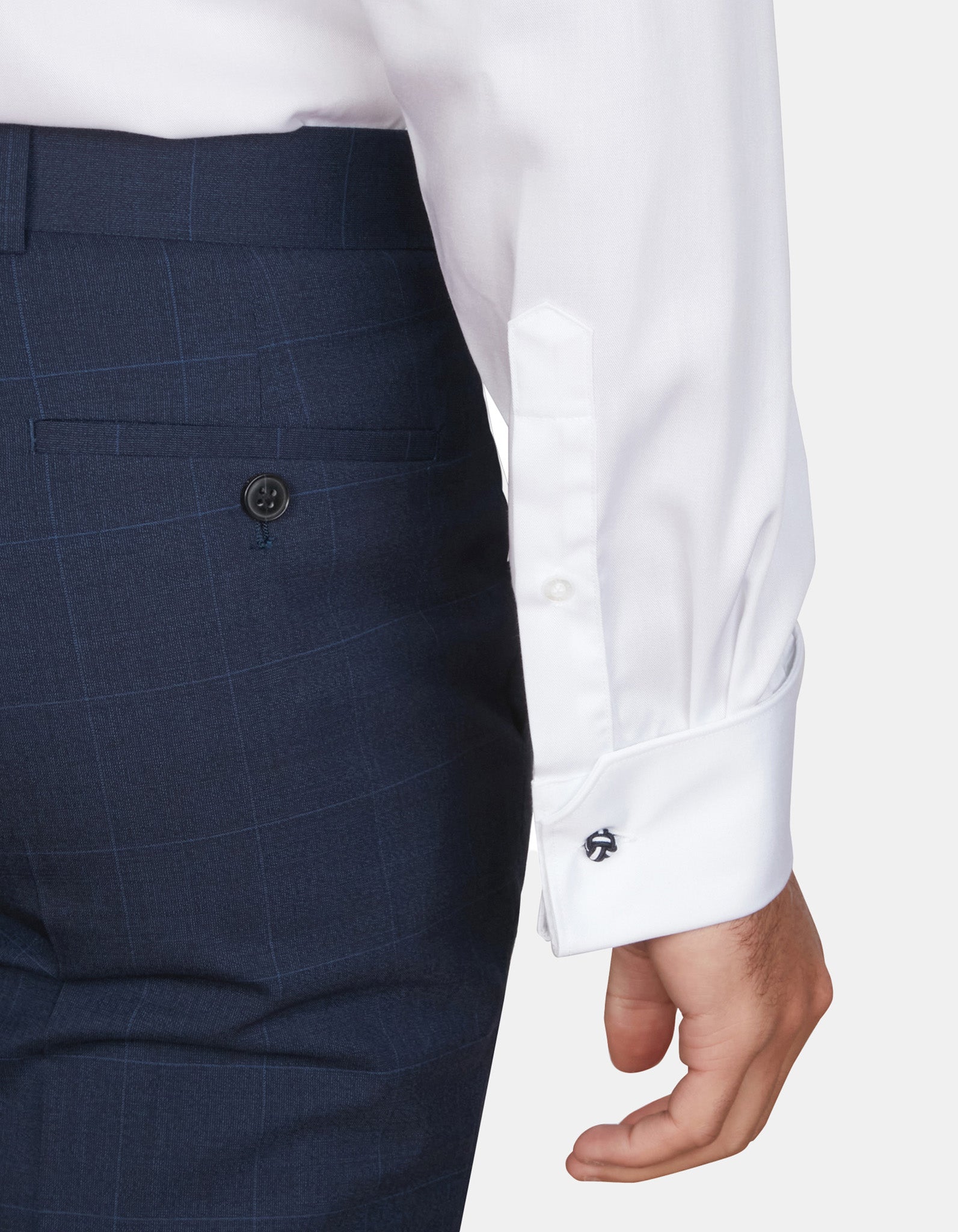 NON IRON COTTON SHIRT CLASSIC FIT FRENCH CUFF