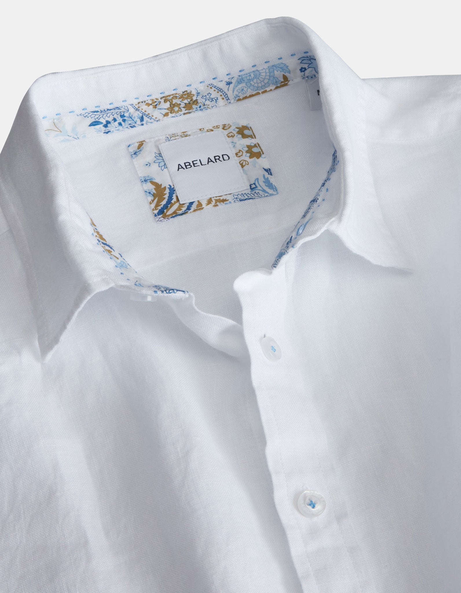 PURE LINEN SHIRT CLASSIC FIT SHORT SLEEVE