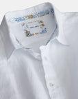 Pure Linen Shirt Classic Fit Short Sleeve
