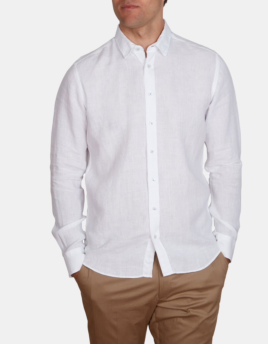 Pure Linen Shirt Slim Fit