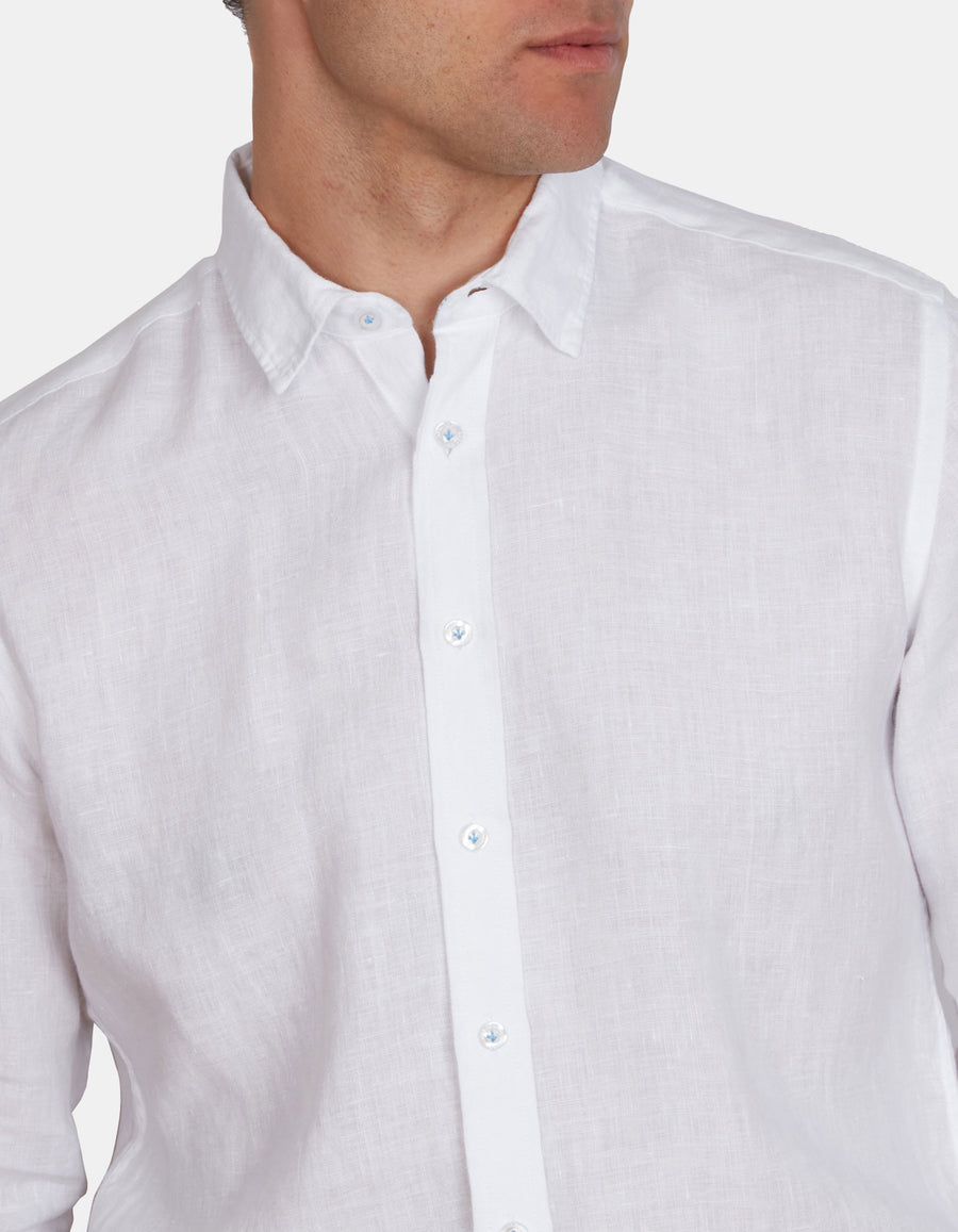 Pure Linen Shirt Slim Fit