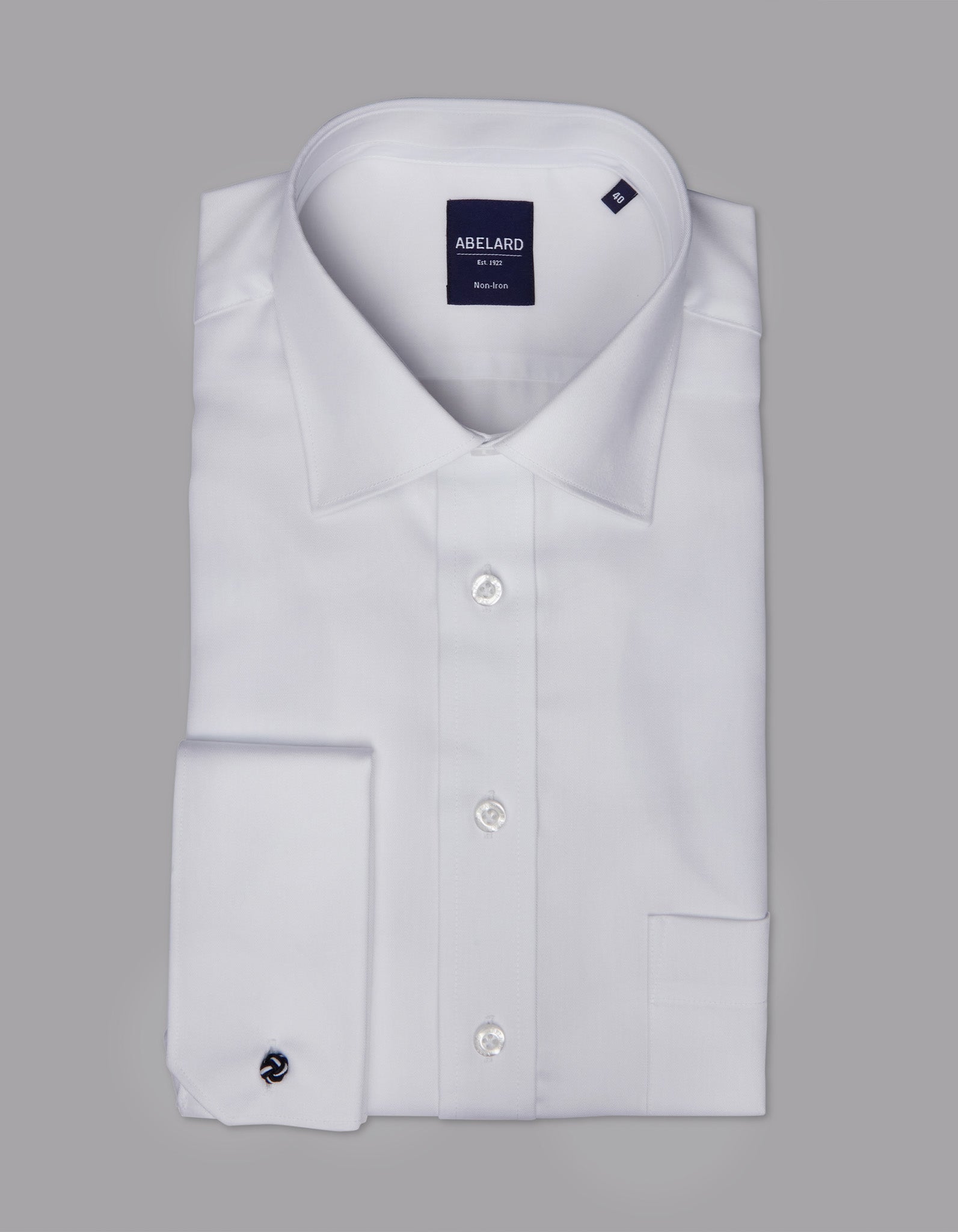 NON IRON COTTON SHIRT CLASSIC FIT FRENCH CUFF