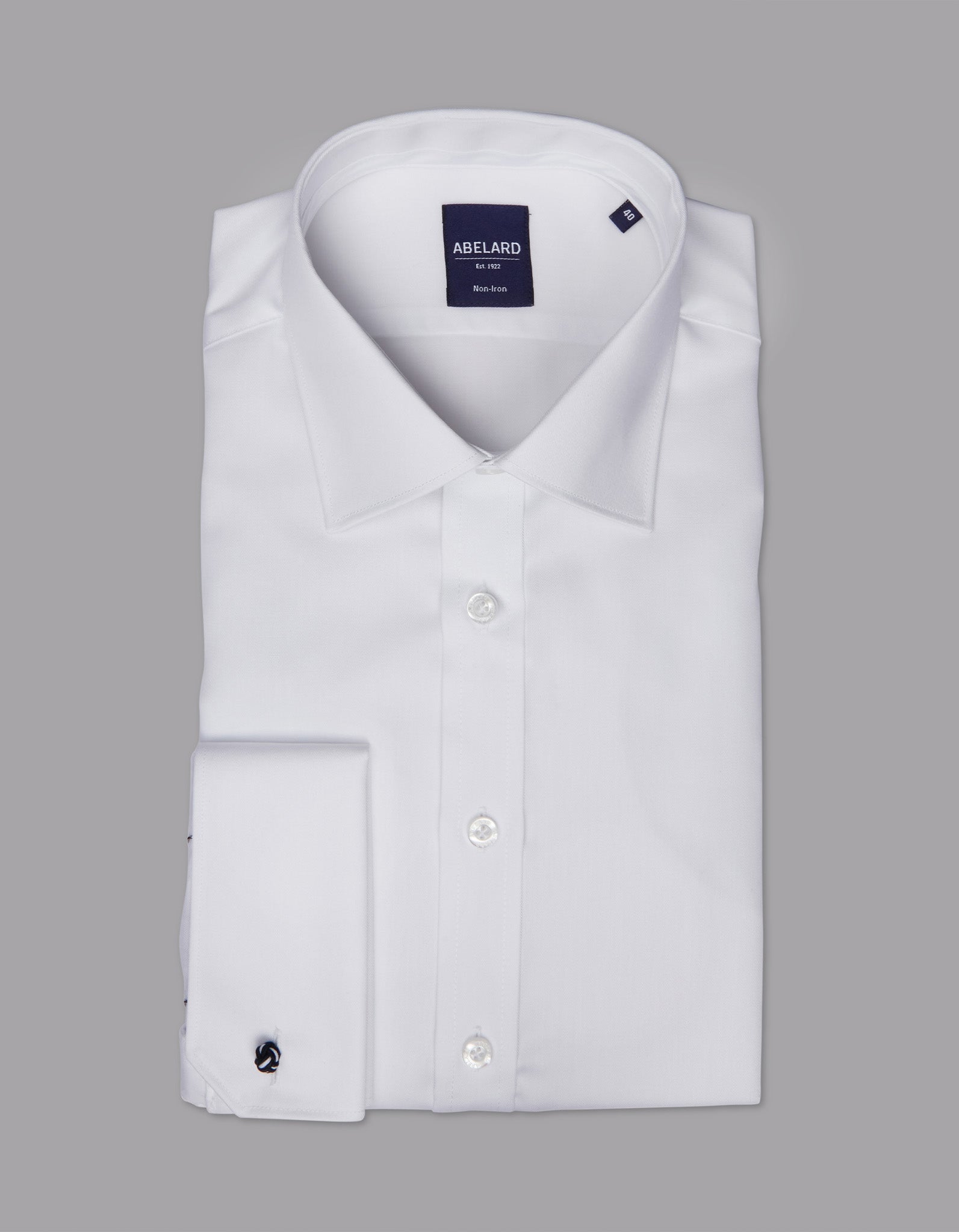 NON IRON COTTON SHIRT SLIM FIT FRENCH CUFF