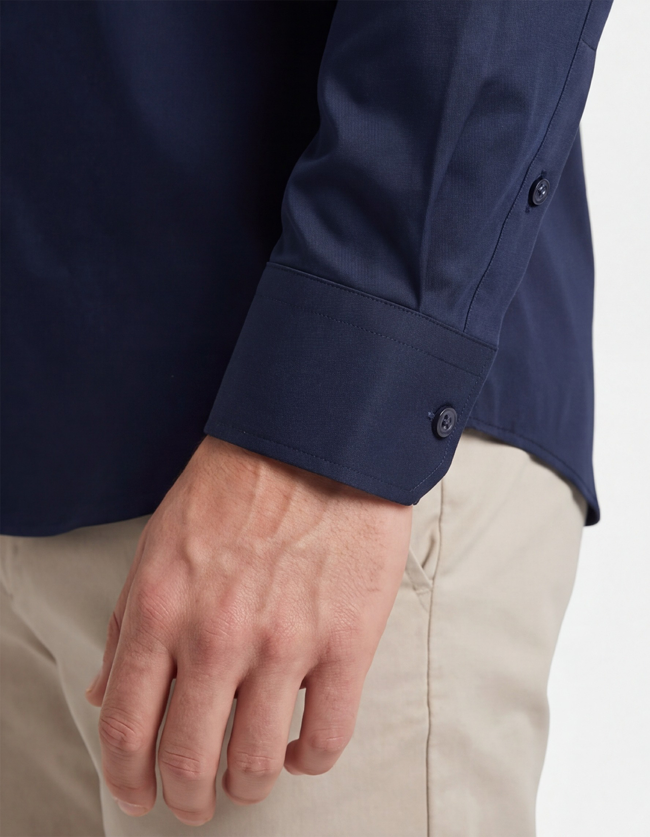 4 WAY STRETCH POPLIN SLIM FIT