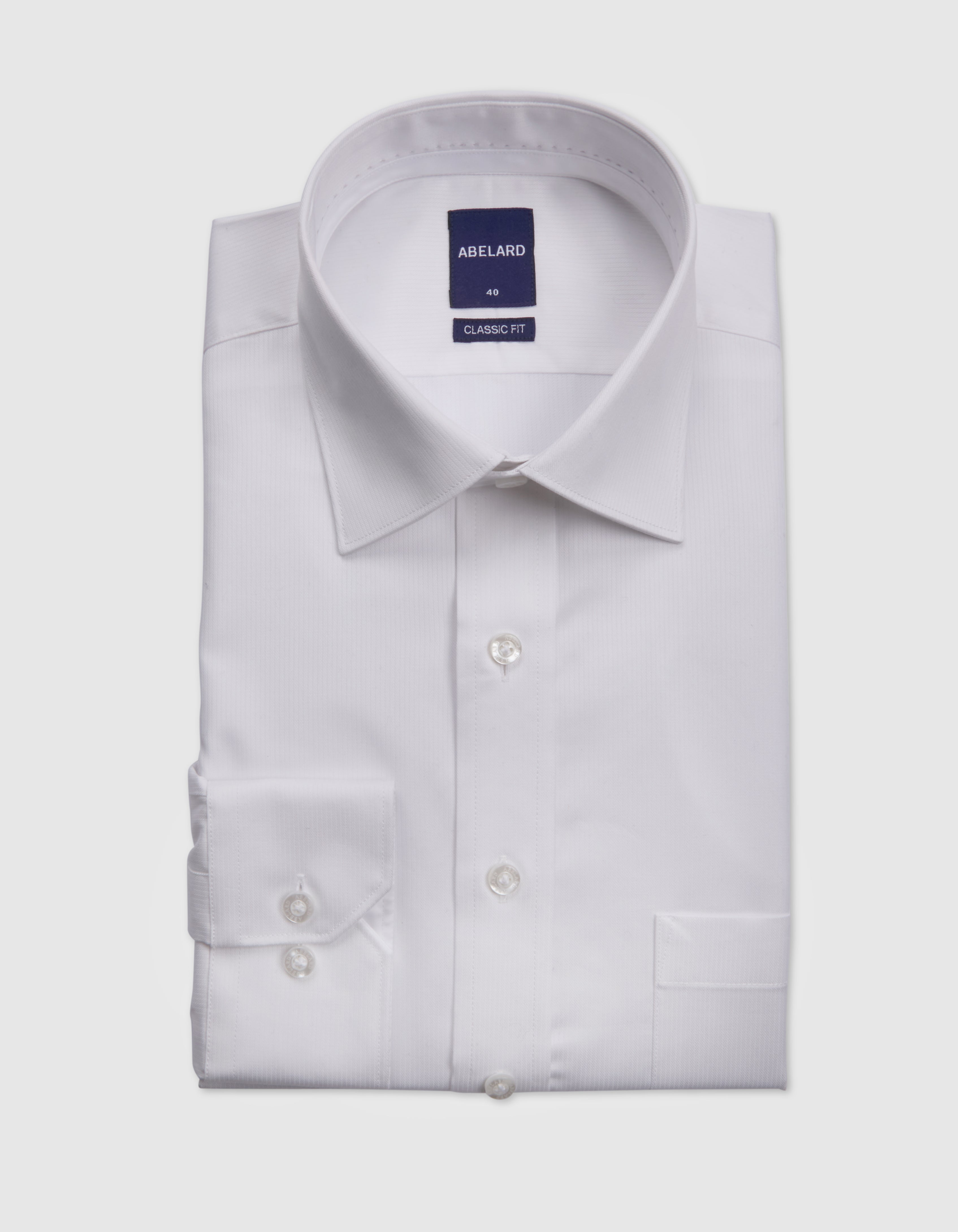 CINQUE TERRE 2 PLY SELF STRIPE CLASSIC FIT